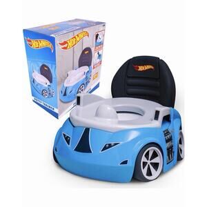 Hot Wheels Blue Race Car Potty Training Toilet,
